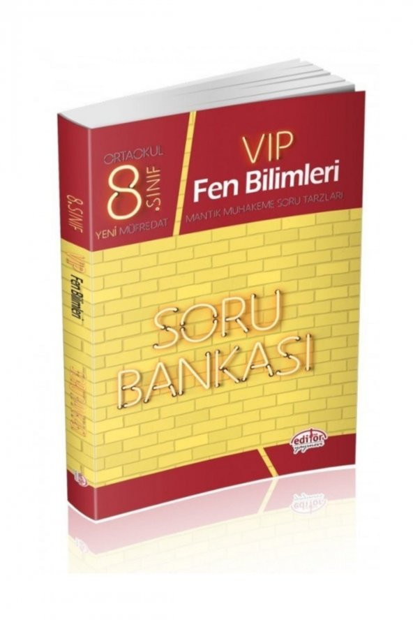 Editör 8.sınıf Vıp Fen Bilimleri Soru Bankası