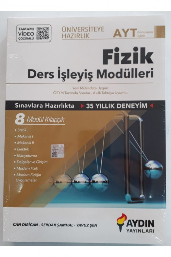 Aydın Üniversiteye Hazırlık AYT Fizik Ders İşleyiş Modülleri