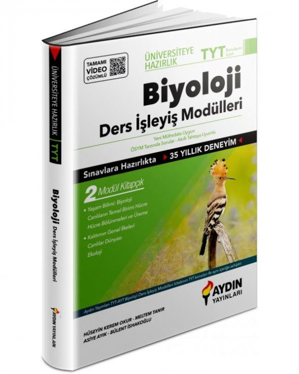 Aydın Yayınları TYT Biyoloji Ders İşleyiş Modülleri