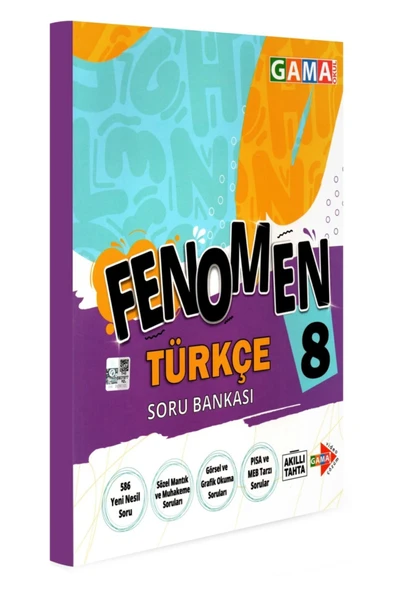 Gama 8. Sınıf Lgs Fenomen Türkçe Soru Bankası 2021 ürün görseli