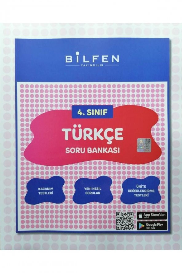 Bilfen 4.sınıf Türkçe Soru Bankası