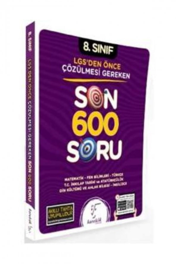 LGS den Önce Çözülmesi Gereken Son 600 Soru Karekök Yayınları