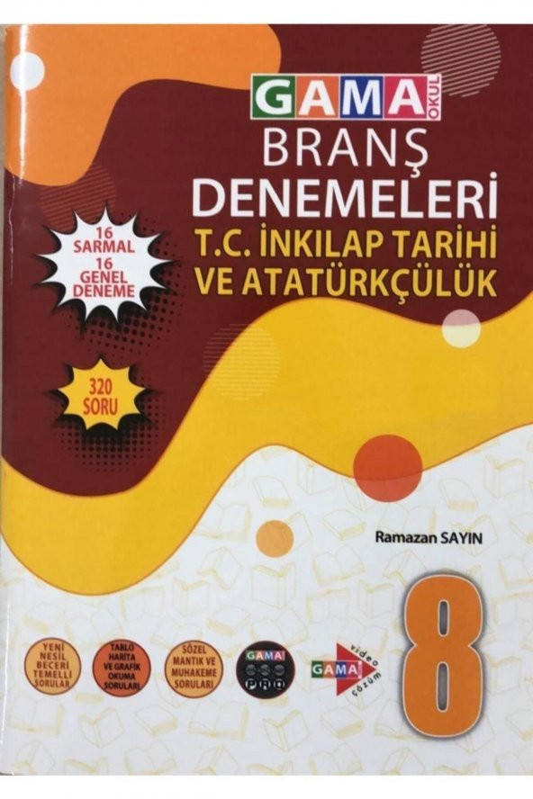 LGS T.C İnkılap Tarihi ve Atatürkçülük Branş Denemeleri Gama