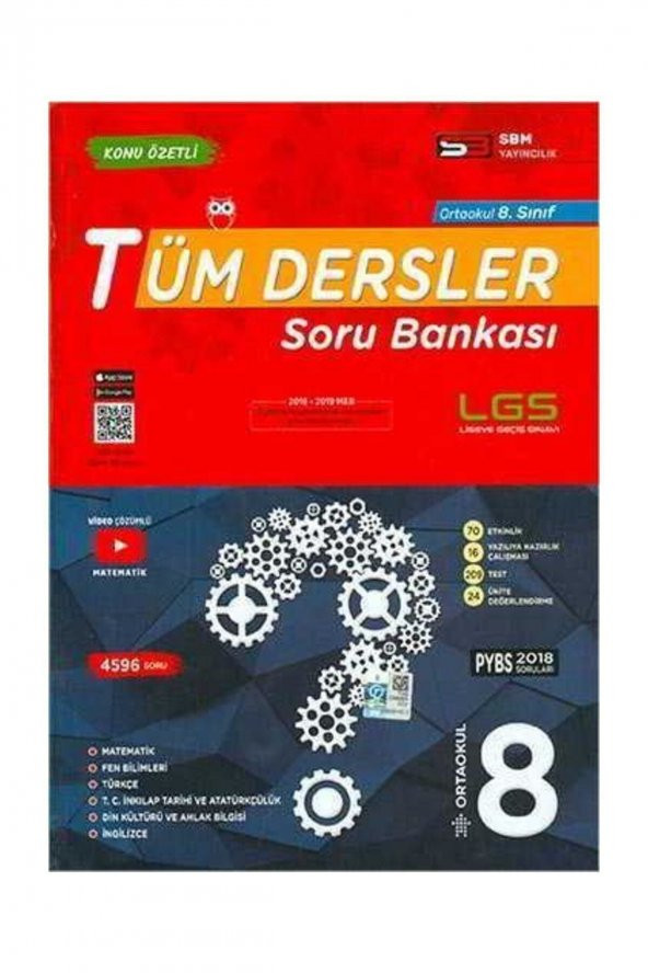 Sbm Yayınları Tüm Dersler Soru Bankası 8. Sınıf