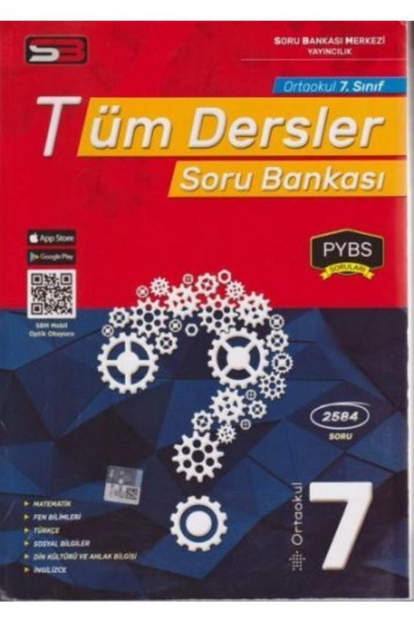 Sbm Yayınları Tüm Dersler Soru Bankası 7. Sınıf - 1