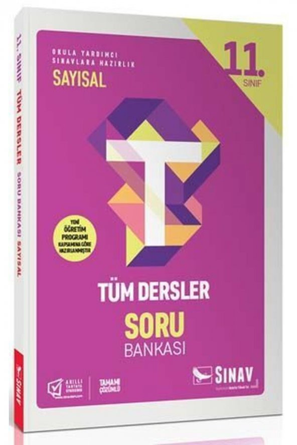Sınav Yayınları 11. Sınıf Tüm Dersler Sayısal Soru Bankası