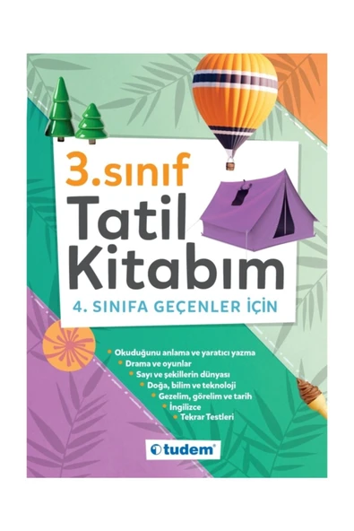 Tudem 3.sınıf Tatil Kitabım (4.Sınıfa Geçenler İçin) ürün görseli 1
