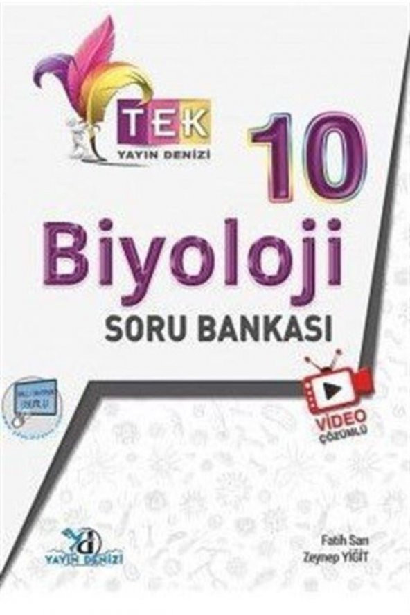 Yayın Denizi 10. Sınıf TEK Serisi Video Çözümlü Biyoloji Soru Bankası