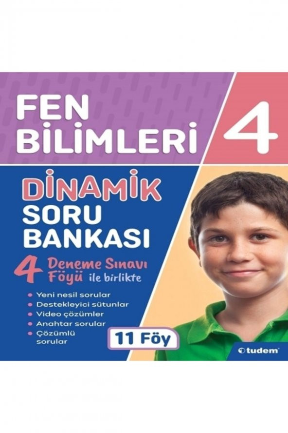 Tudem 4.Sınıf Dinamik Fen Bilimleri Soru Bankası