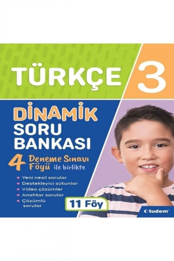 Tudem 3.sınıf Dinamik Türkçe Soru Bankası