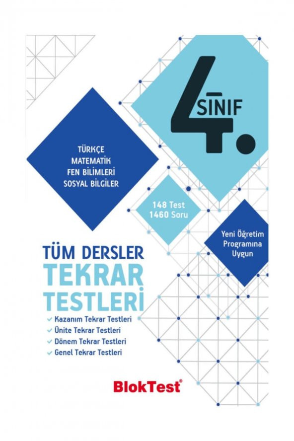 Tudem 4.sınıf Bloktest Tüm Dersler Tekrar Testleri