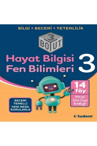 Tudem 3.sınıf Hayat Bilgisi & Fen Bilimleri 3 Boyut Konu Anlatım Föyü ürün görseli