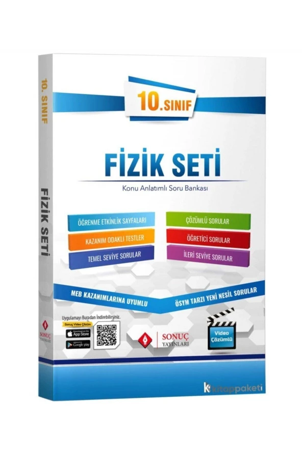 Sonuç Yayınları 10.sınıf Fizik Modüler Set 2021-2022