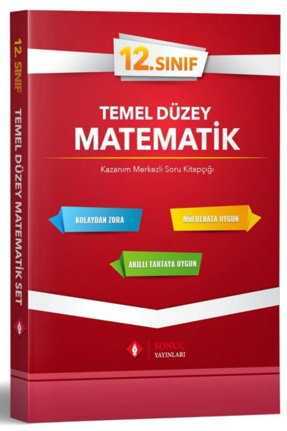 Sonuç Yayınları 12.sınıf Temel Düzey Matematik Tek Kitap 2020-2021