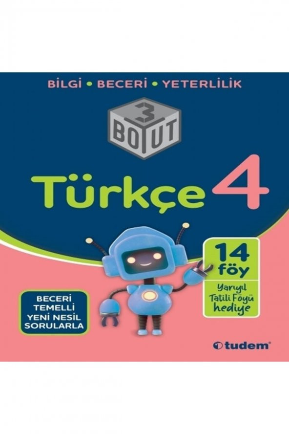 Tudem 4.sınıf Türkçe 3 Boyut Konu Anlatım Föyü ürün görseli 1
