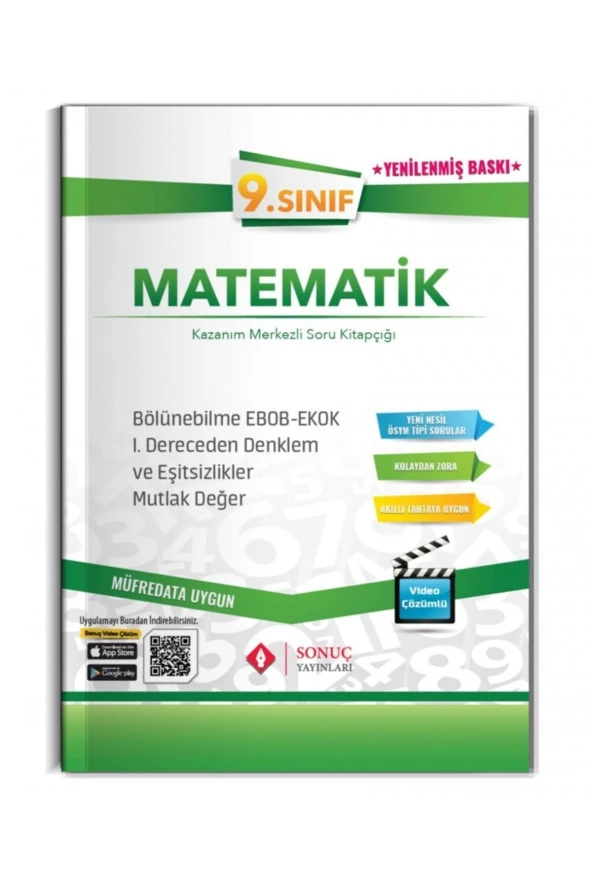Sonuç Yayınları 9.Sınıf Matematik Modüler Set 2020-2021 - 5