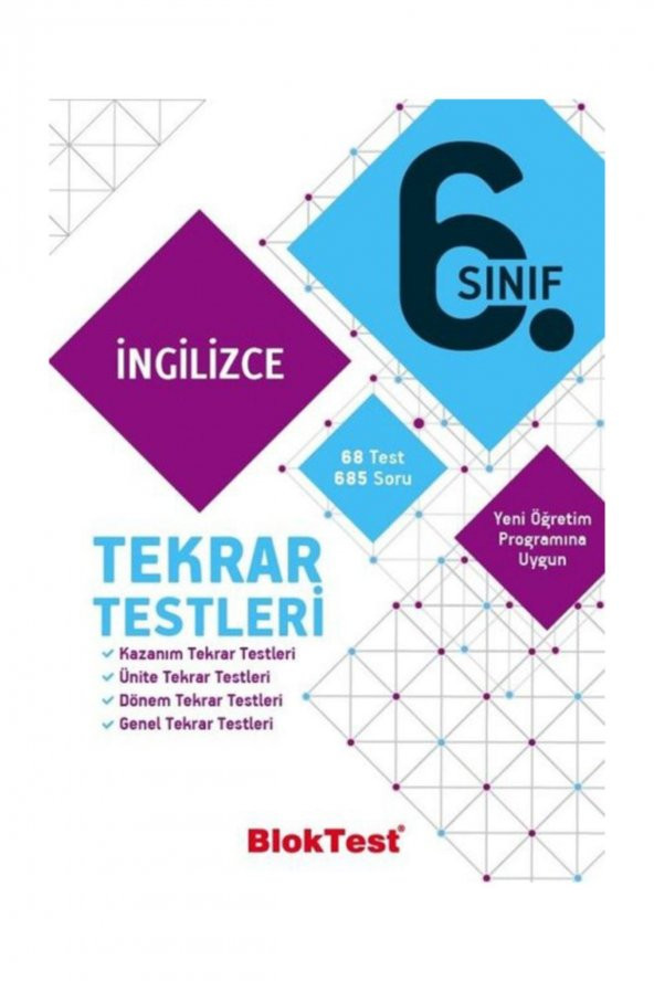 Tudem 6.Sınıf İngilizce Tekrar Testleri