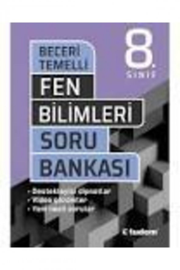 Tudem 8. Sınıf Fen Bilimleri Beceri Temelli Soru Bankası