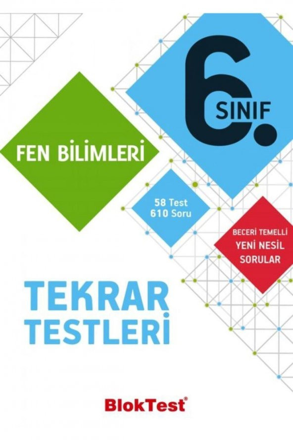 Tudem 6. Sınıf Bloktest Fen Bilimleri Tekrar Testleri