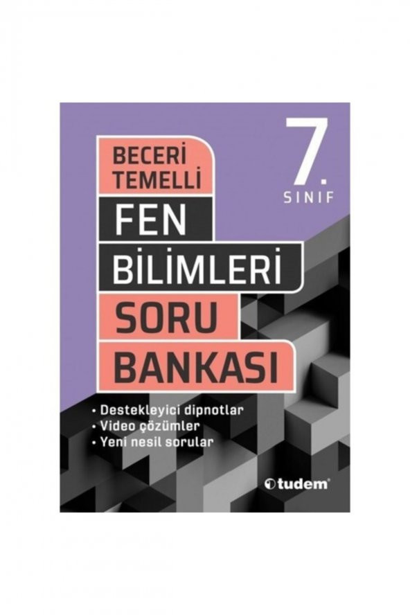 Tudem 7.sınıf Fen Bilimleri Beceri Temelli Soru Bankası-2020