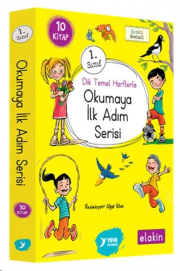Yuva Yayınları 1 Sınıf Okumaya İlk Adım Serisi Dik Ve Temel Harflerle