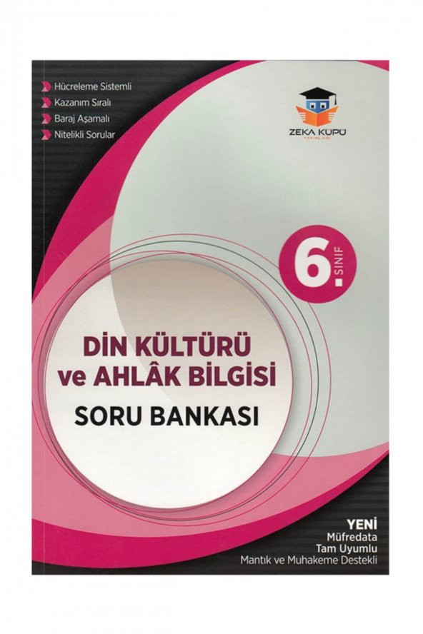 6. Sınıf Din Kültürü ve Ahlak Bilgisi Soru Bankası Zeka Küpü Yayınları