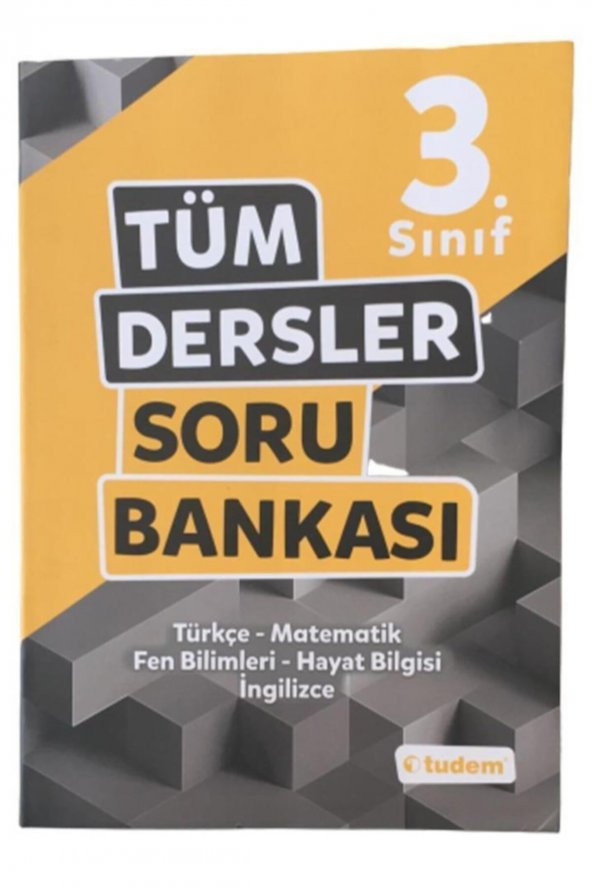Tudem Yayınları 3.Sınıf Tüm Dersler Soru Bankası Yeni