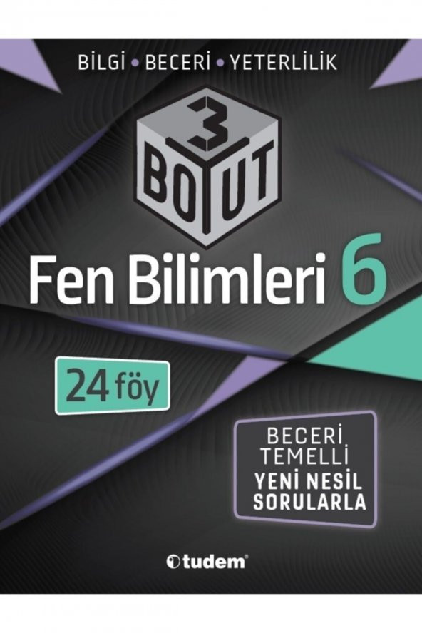 Tudem Yayınları 6. Sınıf 3 Boyut Fen Bilimleri ürün görseli