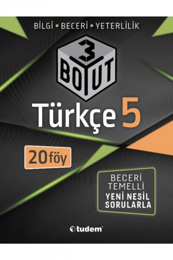 Tudem Yayınları 5. Sınıf Türkçe 3 Boyut