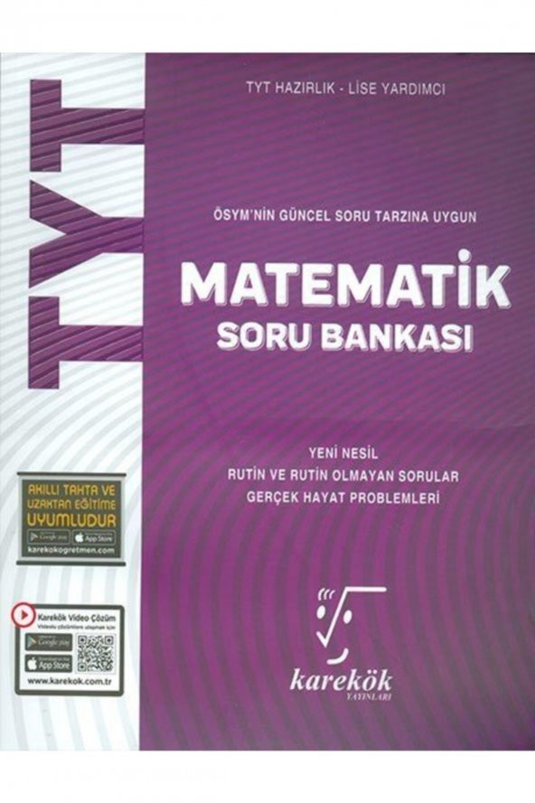 TYT Matematik Güncel Soru Bankası Karekök Yayınları