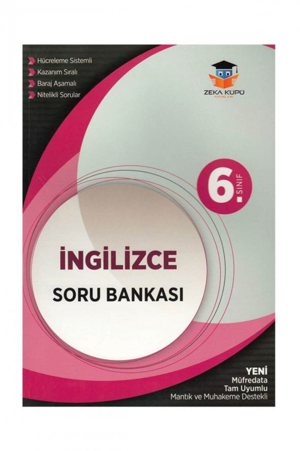 6. Sınıf İngilizce Soru Bankası Zeka Küpü Yayınları