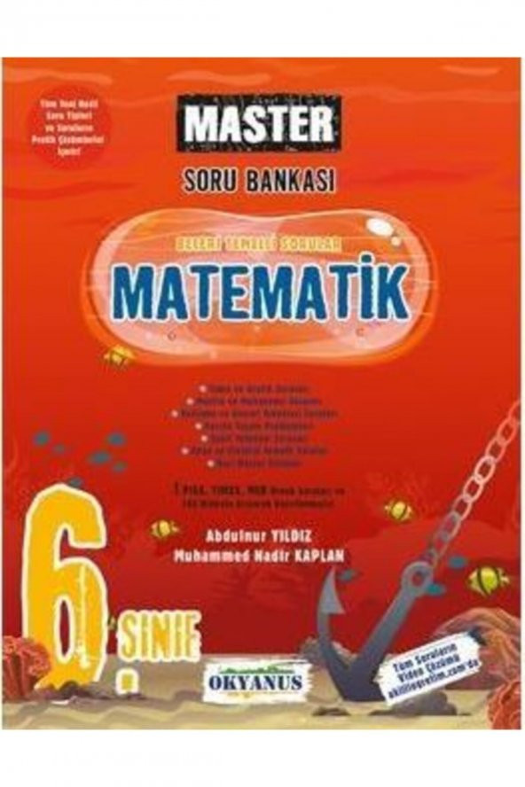 6. Sınıf Master Matematik Soru Bankası Okyanus Yayınları