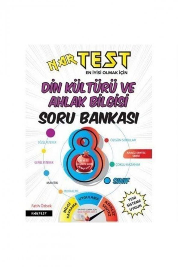 8. Sınıf Süper Zeka Din Kültürü Fen Liselerine Hazırlık Soru Bankası Nartest Yayınları