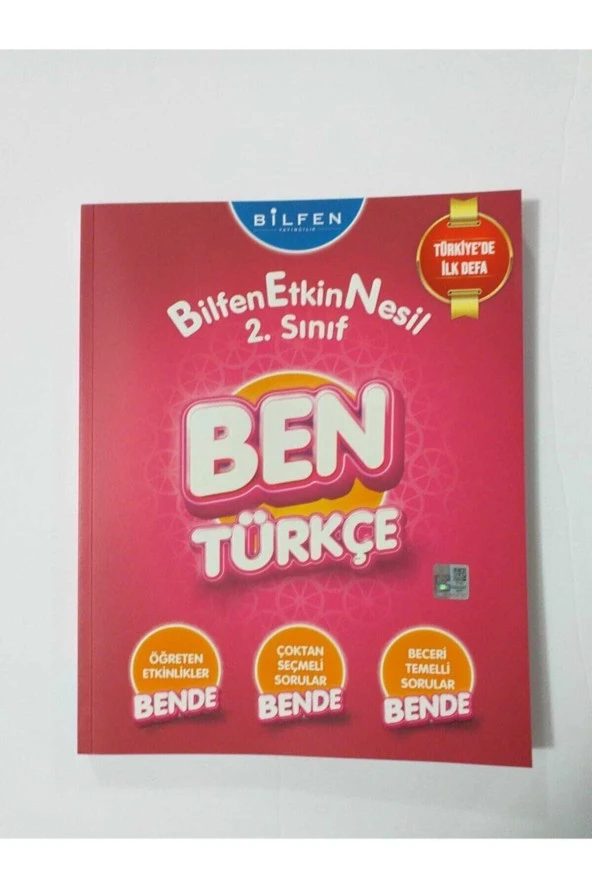 Bilfen Yayınları 2.sınıf Ben Türkçe Etkinlik Kitabı