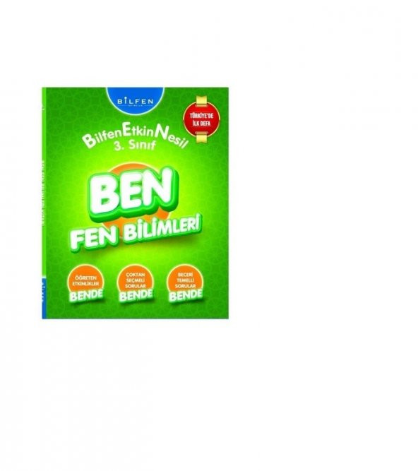 Bilfen Yayınları Ben Fen Bilimleri 3. Sınıf Yeni Nesil Etkinlikli Soru Bankası 2020 - 2