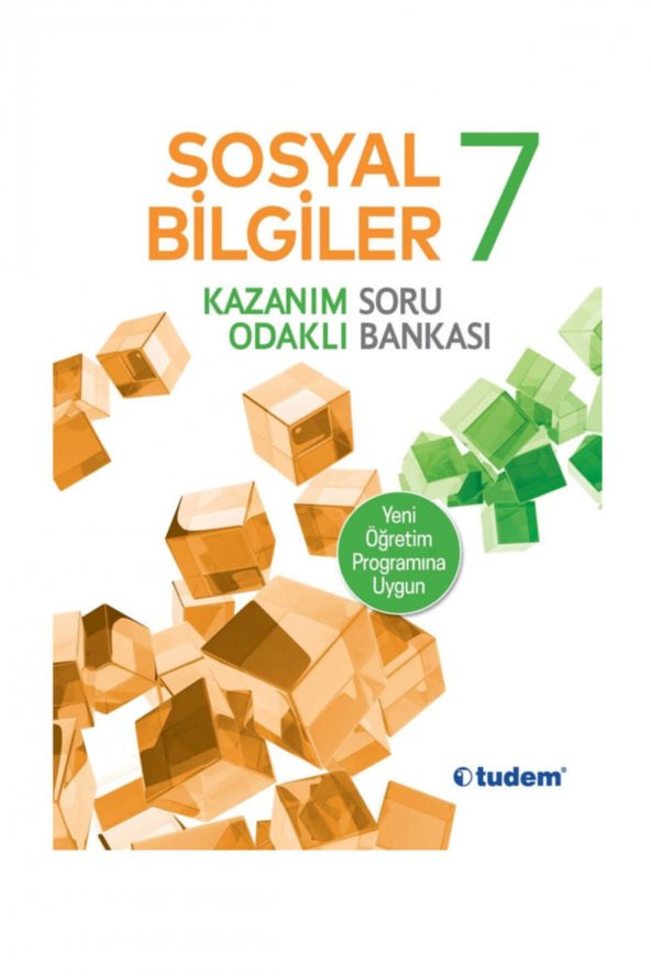 7.Sınıf Sosyal Bilgiler Kazanım Odaklı Soru Bankası Tudem Yayınları