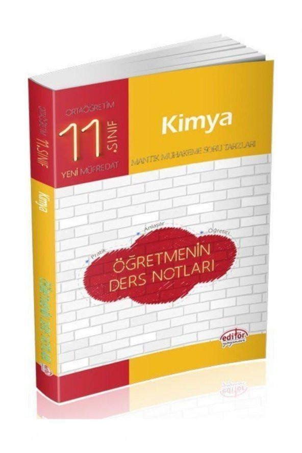 Editör 11. Sınıf Kimya Öğretmenin Ders Notları