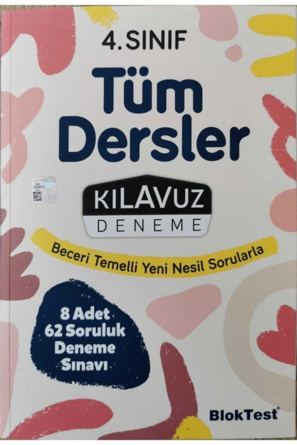 Bloktest 4. Sınıf Tüm Dersler Kılavuz Deneme Vizyonkitabevi
