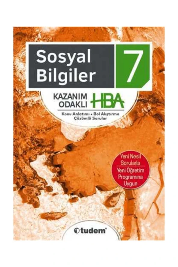 7.Sınıf Sosyal Bilgiler Kazanım Odaklı HBA Tudem Eğitim