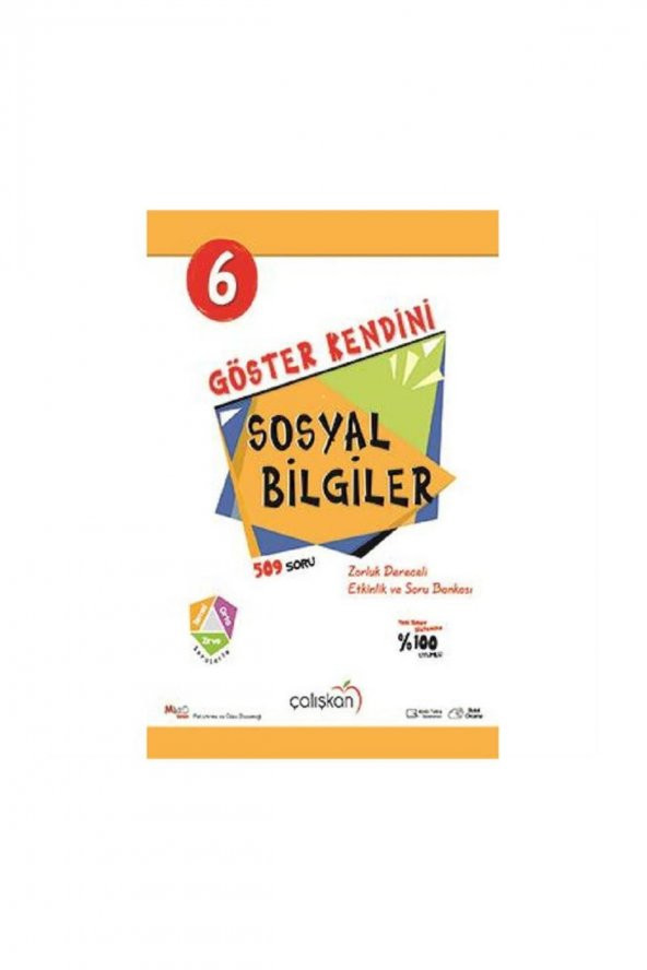 Çalışkan 6. Sınıf Göster Kendini Sosyal Bilgiler Soru Bankası