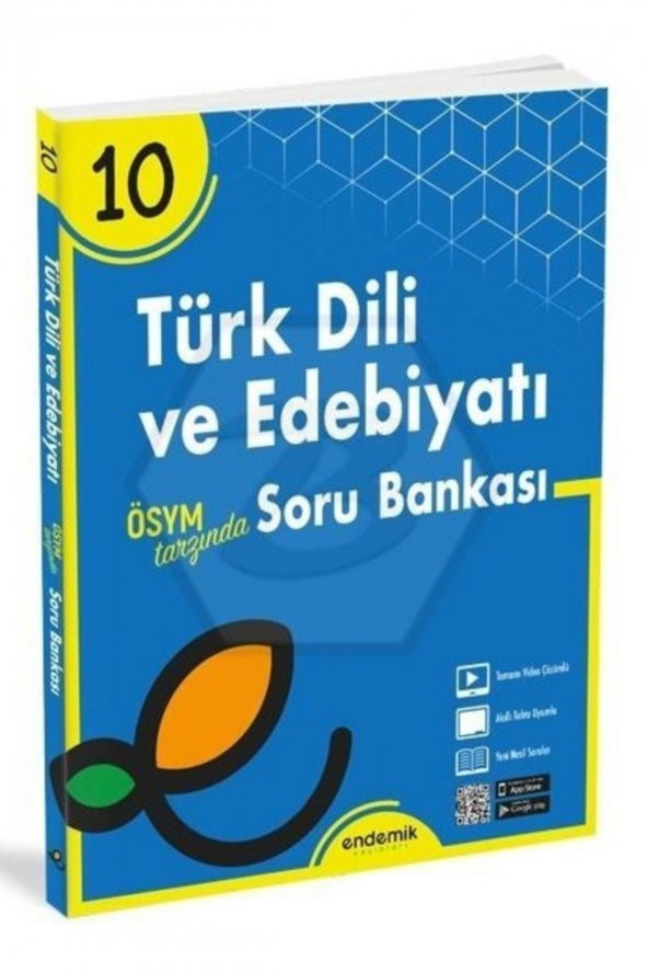 Endemik Yayınları 10.sınıf Türk Dili Ve Edebiyatı Soru Bankası