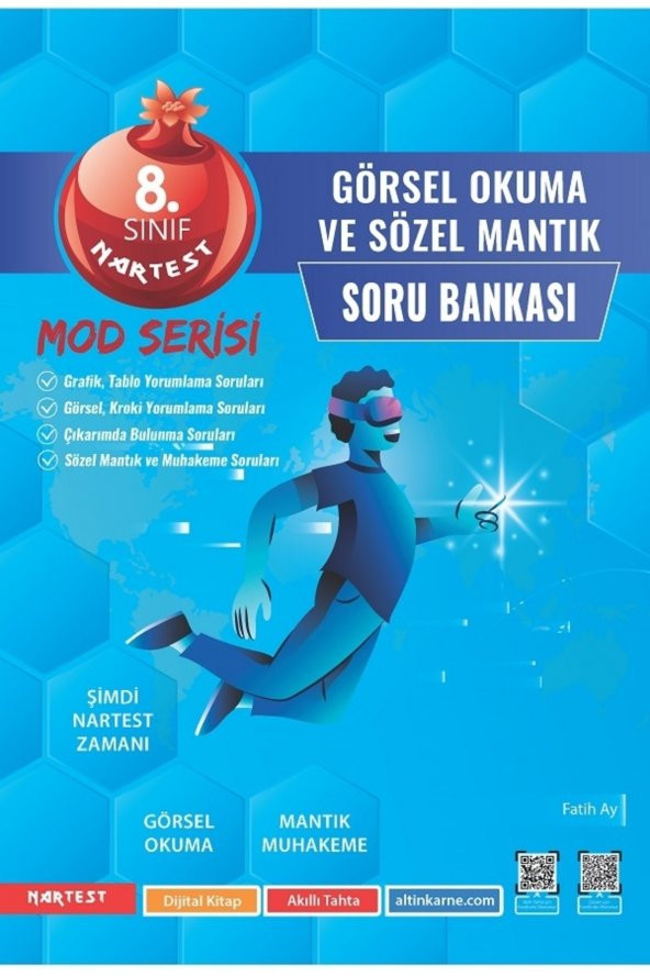 Nartest 8. Sınıf Mod Türkçe Görsel Okuma Ve Sözel Mantık Soru Bankası