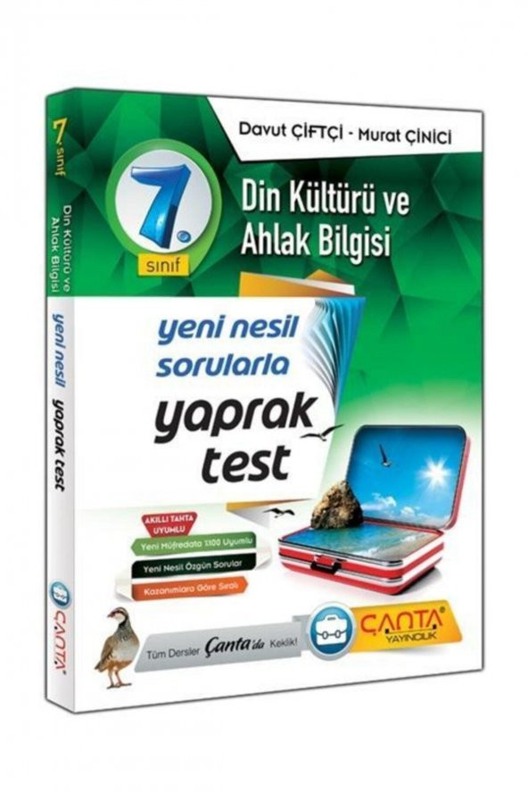 Çanta 7.sınıf Din Kültürü Yaprak Test