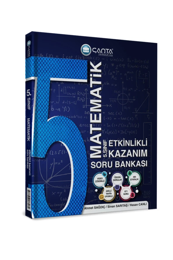 Çanta Yayınları 5.sınıf Matematik Etkinlikli Kazanım Soru Bankası