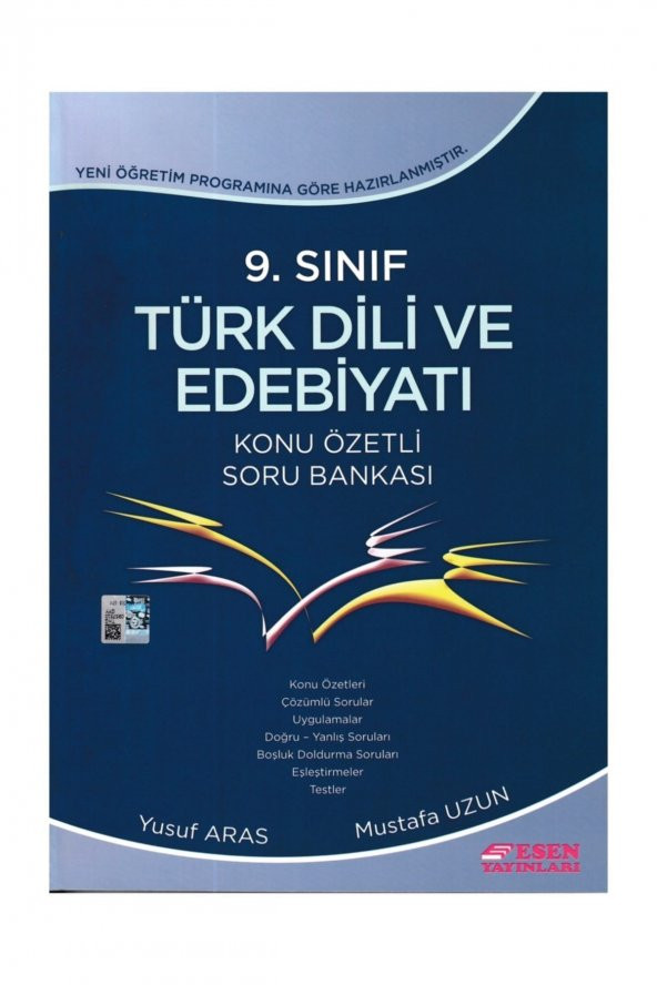 Esen 9. Sınıf Türk Dili Ve Edebiyatı Konu Özetli Soru Bankası