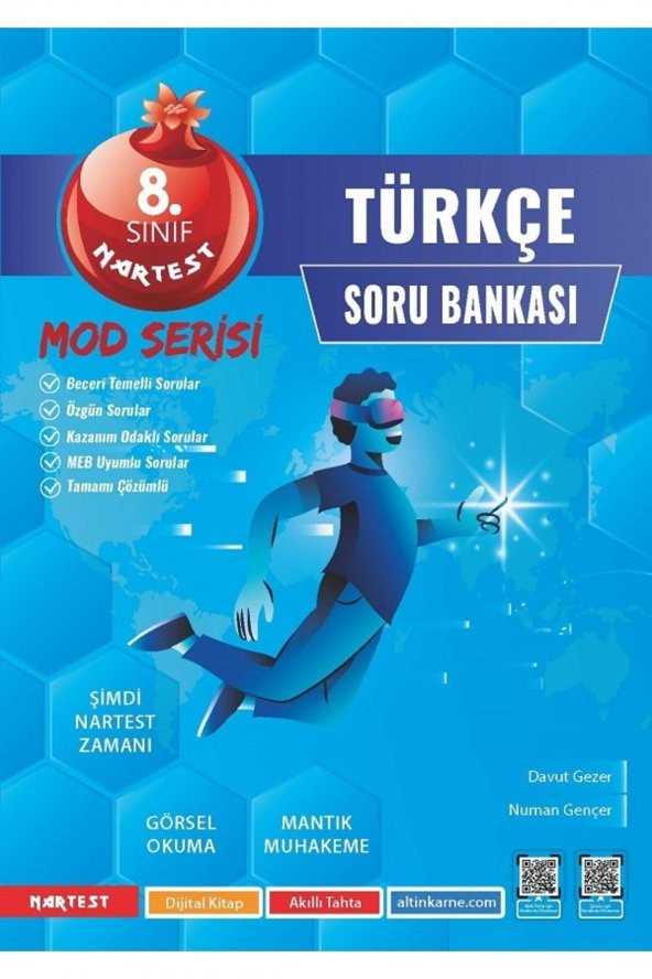 Nartest Yayınevİ 8. Sınıf Mod Türkçe Soru Bankası