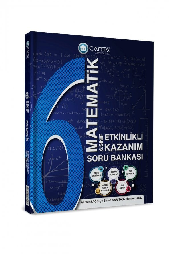 Çanta Yayınları 6.sınıf Matematik Etkinlikli Kazanım Soru Bankası
