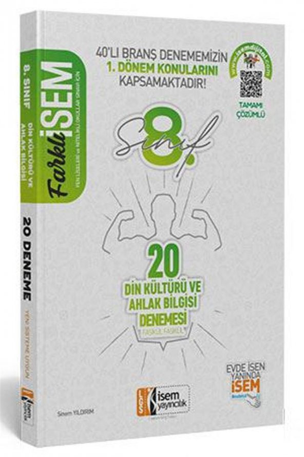 İsem 2020 Lgs Farklı Isem 8.sınıf 1. Dönem Din Kültürü Ve Ahlak Bilgisi 20 Branş Deneme