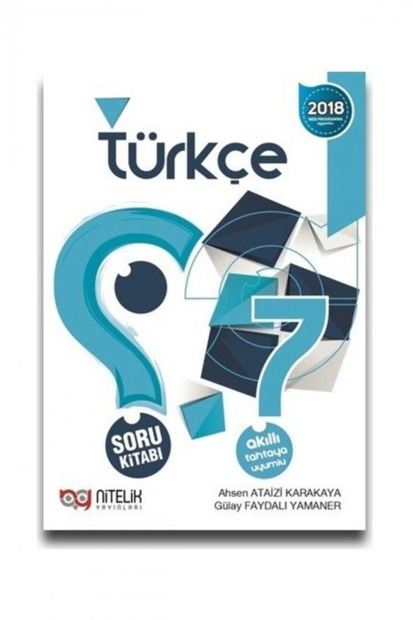 Nitelik 7.Sınıf Türkçe Soru Kitabı *Yeni* 2021