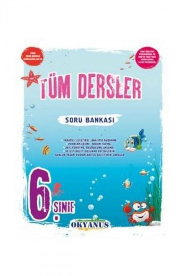 Okyanus 6. Sınıf Tüm Dersler Soru Bankası